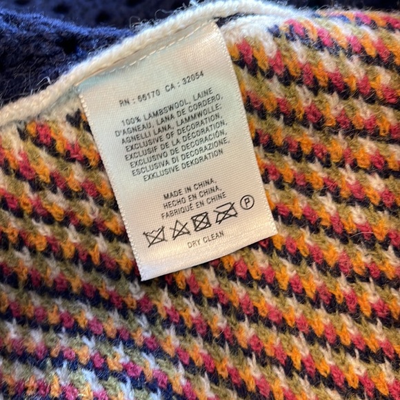 Anthropologie Boho Shawl made of 💯 Lambswool - Angel of the North - Picture 8 of 9